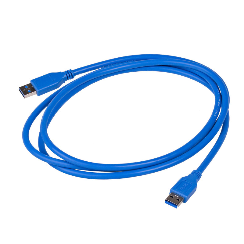 Akyga AK-USB-14 USB 3.0 kábel USB-A (M) na USB-A (M), 1,8 m, modrý