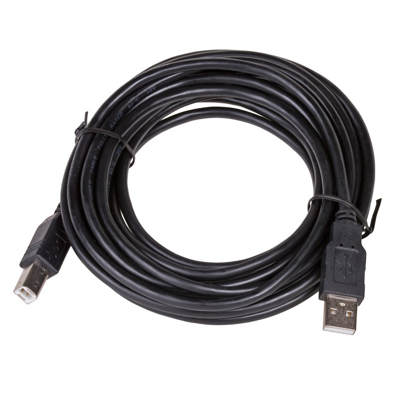 Akyga AK-USB-18 USB 2.0 tlačiarňový kábel USB-A (M) na USB-B (M), 5 m, čierny