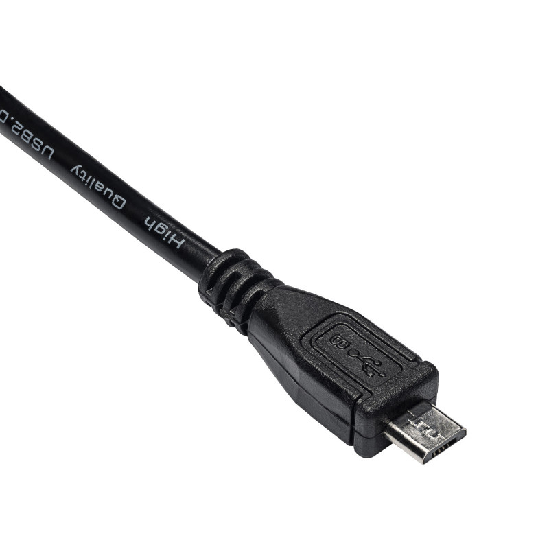 Akyga AK-USB-21 USB 2.0 kábel USB-A (M) na Micro USB-B (M), 1 m, čierny