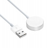Akyga AK-SW-44 nabíjací kábel pre Apple Watch Ultra 2 / Series 9/8/7/6/5/4/3/2/1, hliníková zliatina, USB, 1 m, biely