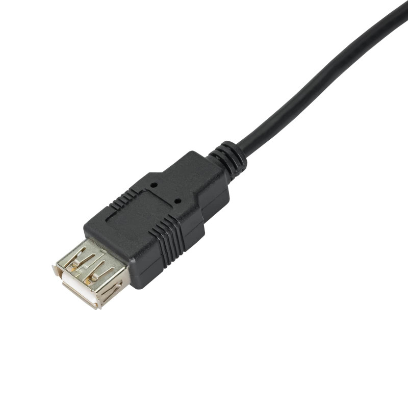 Akyga AK-USB-19 predlžovací kábel USB 2.0 USB-A (M) na USB-A (F), 3 m, čierny