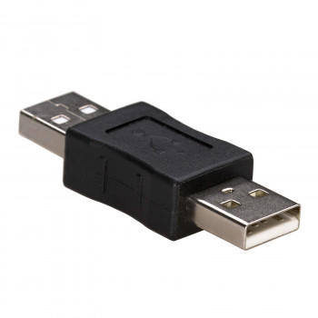 Akyga AK-AD-28 adaptér USB-A (M) na USB-A (M), čierny
