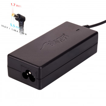Akyga AK-ND-21 napájací zdroj pre notebook 19 V / 1,58 A, 30 W, 5,5 x 1,7 mm, 1,2 m, pre Acer