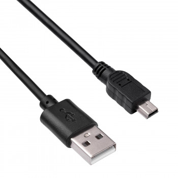 Akyga AK-USB-22 kábel USB 2.0 USB-A (M) na Mini USB-B 5-Pin (M), 1 m, čierny