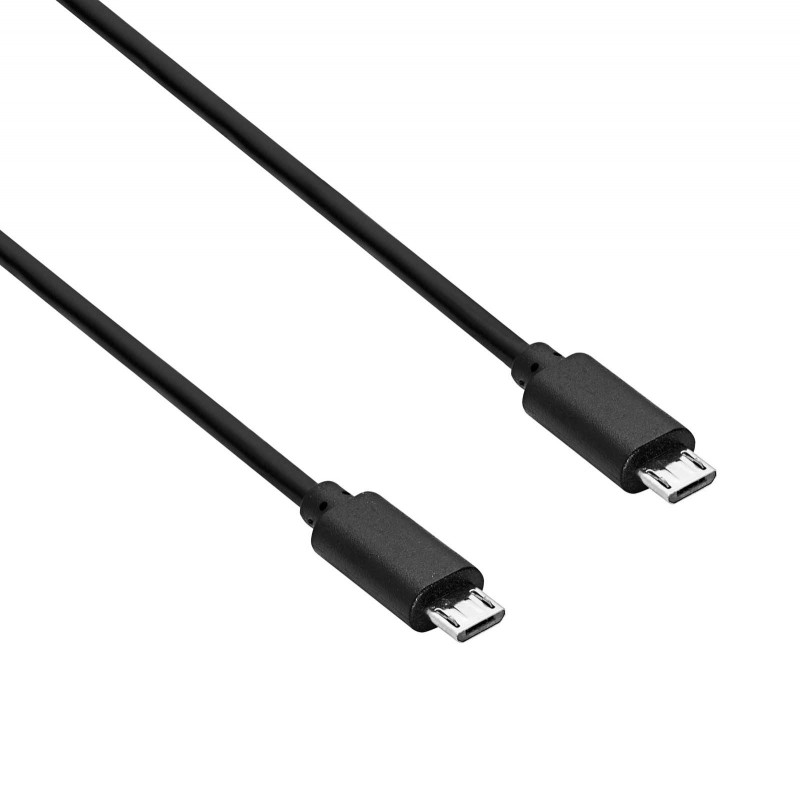 Akyga AK-USB-17 kábel USB 2.0 Micro USB-B (M) na Micro USB-B (M), 0,6 m, čierny