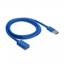 Akyga AK-USB-28 predlžovací kábel USB 3.0 USB-A (M) na USB-A (F), 1 m, čierny