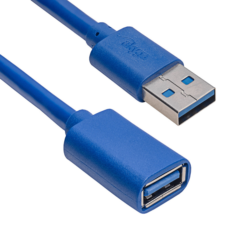 Akyga AK-USB-28 predlžovací kábel USB 3.0 USB-A (M) na USB-A (F), 1 m, čierny