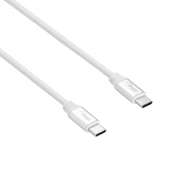 Akyga AK-USB-39 kábel USB-C na USB-C, USB 2.0, 60 W, 0,5 m, biely