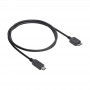 Akyga AK-USB-44 Kábel Micro-USB B (M) na USB-C (M), USB 3.1, 1 m