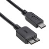 Akyga AK-USB-44 Kábel Micro-USB B (M) na USB-C (M), USB 3.1, 1 m