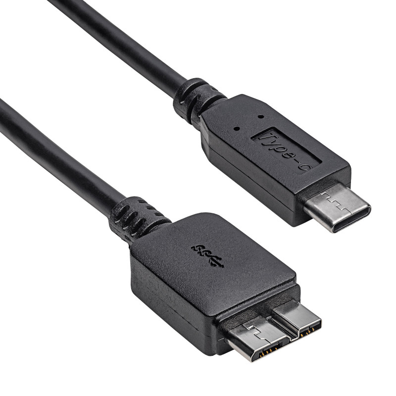 Akyga AK-USB-44 Kábel Micro-USB B (M) na USB-C (M), USB 3.1, 1 m