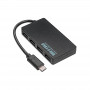 Akyga AK-AD-52 aktívny USB-C hub, USB-C (M) na 4x USB-A (F), USB 3.1, 20 cm