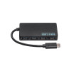 Akyga AK-AD-52 aktívny USB-C hub, USB-C (M) na 4x USB-A (F), USB 3.1, 20 cm