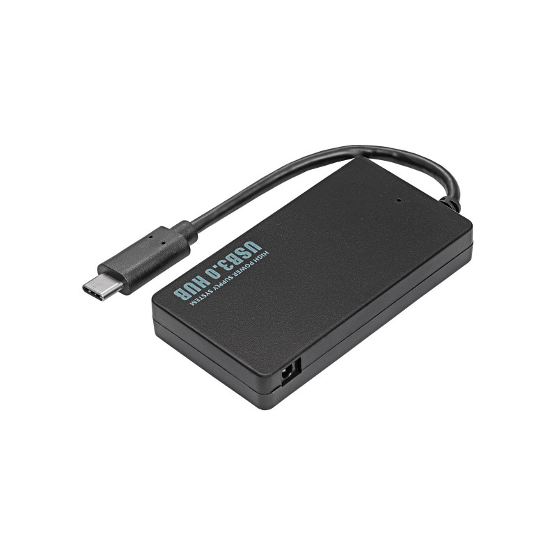 Akyga AK-AD-52 aktívny USB-C hub, USB-C (M) na 4x USB-A (F), USB 3.1, 20 cm
