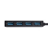 Akyga AK-AD-52 aktívny USB-C hub, USB-C (M) na 4x USB-A (F), USB 3.1, 20 cm