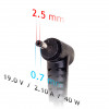 Akyga AK-ND-23 napájací zdroj pre notebook 19 V / 2,1 A, 40 W, 2,5 x 0,7 mm, 1,2 m, pre ASUS