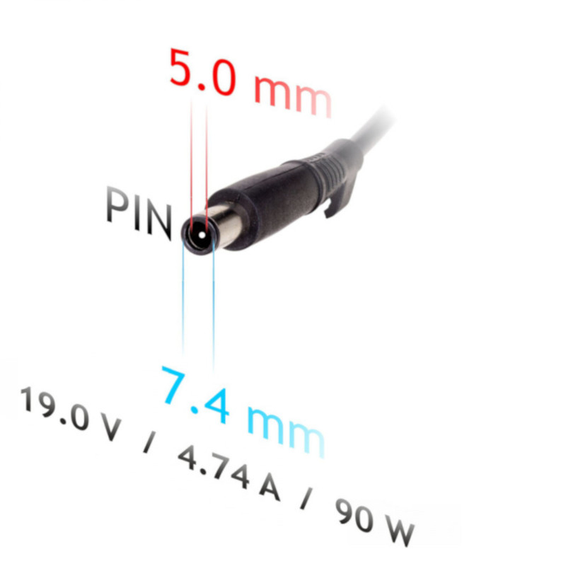 Akyga AK-ND-32 autonabíjačka pre notebook 19 V / 4,74 A, 90 W, 7,4 x 5,0 mm + pin, pre HP