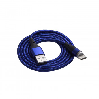 Akyga AK-USB-42 Magnetický kábel USB-A na USB-C, USB 2.0, 1 m