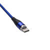Akyga AK-USB-42 Magnetický kábel USB-A na USB-C, USB 2.0, 1 m