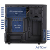 Akyga AK17BK skriňa Micro-ATX Tower, 2x USB 3.0, bez napájacieho zdroja, čierna