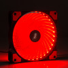 Akyga AW-12E-BR 120 mm skriňový ventilátor, 33 červených LED, Molex, čierny