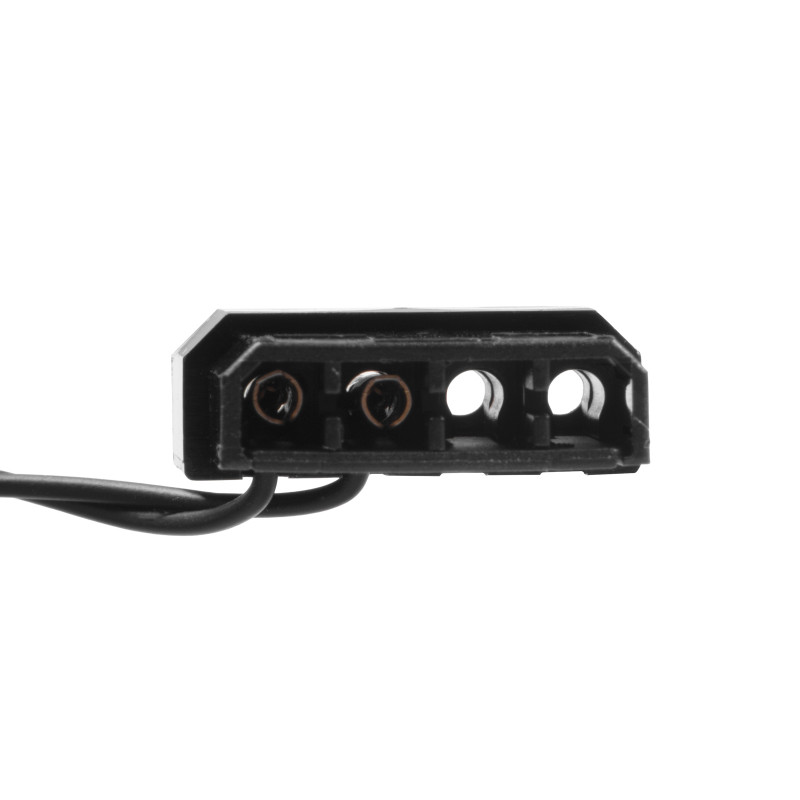 Akyga AW-12E-BG 120 mm skriňový ventilátor, 33 zelených LED, Molex, čierny