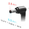 Akyga AK-ND-30 napájací zdroj 12 V, 5 A, 60 W, 5,5 x 2,5 mm, pre Mini-PC / LED, 1,2 m