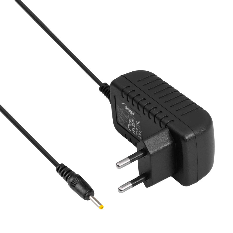 Akyga AK-TB-21 univerzálny napájací zdroj 5 V / 2 A 10 W, DC 2,5 x 0,7 mm, 1,5 m, čierny