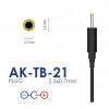 Akyga AK-TB-21 univerzálny napájací zdroj 5 V / 2 A 10 W, DC 2,5 x 0,7 mm, 1,5 m, čierny