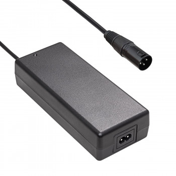 Akyga AK-EV-04 nabíjačka pre e-biky na 48 V batérie, 54,6 V / 2 A, 110 W, XLR 3-pin konektor samec, 1 m
