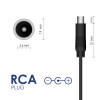 Akyga AK-EV-07 nabíjačka pre e-kolobežky Xiaomi Mijia 36 V, 42 V / 1,7 A 72 W, RCA 7,9 x 5,6 mm, 1 m