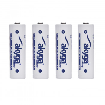 Akyga AKY2069 AA LR6 alkalická batéria 1,5 V 3050 mAh, 4 ks (zmršťovacia fólia)
