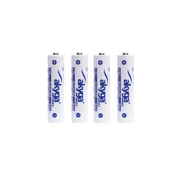 Akyga AKY2057 AAA LR03 alkalická batéria 1,5 V 1300 mAh, 4 ks (zmršťovacia fólia)