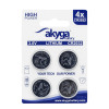 Akyga AKY2100 CR2032 lítiová batéria 3 V 210 mAh, 4 ks (blister)