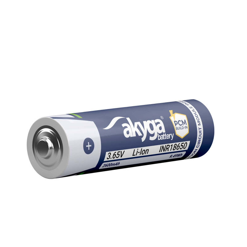 Akyga AKY2454 INR18650-26M Li-Ion 18650 batéria 2600 mAh s PCM ochranou