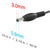 Akyga AK-ND-56 napájací zdroj pre notebook 19 V / 6,32 A, 120 W, 5,5 x 3,0 mm + pin, 1,2 m, pre Samsung