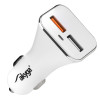 Auto nabíjačka 12/24V Akyga AK-CH-08 18W 2x USB-A Quick Charge 3.0 5-12V / 1.5-3A biela