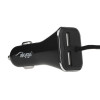 Auto nabíjačka 12/24V Akyga AK-CH-10 45W 4x USB-A 5V / 9A modulárna čierna