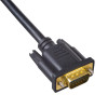 Akyga AK-AV-03 kábel DVI-I 24+5 konektor samec na VGA konektor samec s feritovým filtrom, 1,8 m, čierny