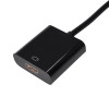 Akyga AK-AD-11 konvertorový adaptér s káblom DisplayPort konektor samec na HDMI konektor samica, 15 cm, čierny