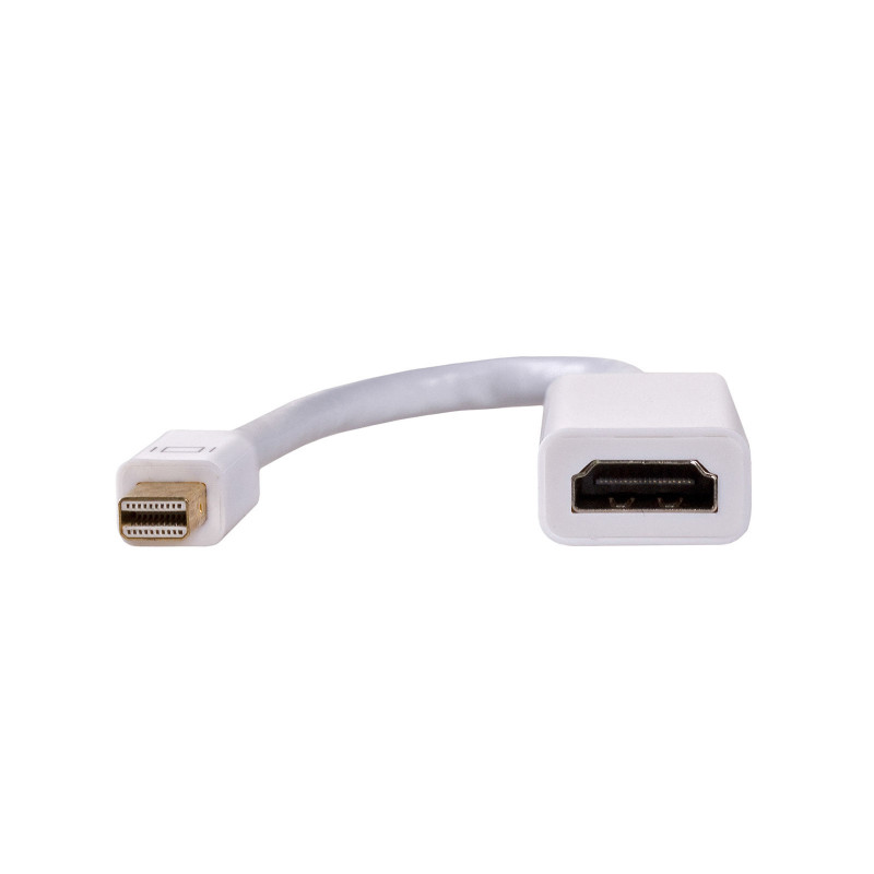 Akyga AK-AD-38 Mini DisplayPort (M) na HDMI (F) adaptérový kábel, 4K, 15 cm