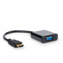 Akyga AK-AD-42 adaptérový kábel HDMI (konektor samec) na VGA (konektor samica), Full HD, 15 cm