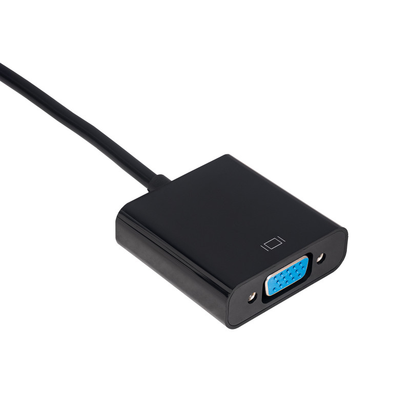 Akyga AK-AD-42 adaptérový kábel HDMI (konektor samec) na VGA (konektor samica), Full HD, 15 cm