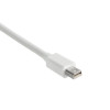 Akyga AK-AD-39 adaptérový kábel Mini DisplayPort (M) na VGA (F), 15 cm, biely