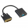Akyga AK-AD-50 adaptérový kábel DVI-D 24+1 (konektor samec) na VGA (konektor samica), 15 cm