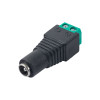 Akyga AK-SC-17 DC konektor samica 5,5 x 2,1 mm so skrutkovými svorkami pre UTP kábel, CCTV