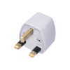 Akyga AK-AD-59 cestovný adaptér US / AU / EU na UK, 250 V, 10 A, biela