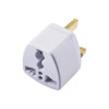 Akyga AK-AD-59 cestovný adaptér US / AU / EU na UK, 250 V, 10 A, biely