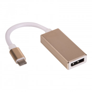Akyga AK-AD-56 adaptérový kábel USB-C (konektor samec) na DisplayPort, 15 cm