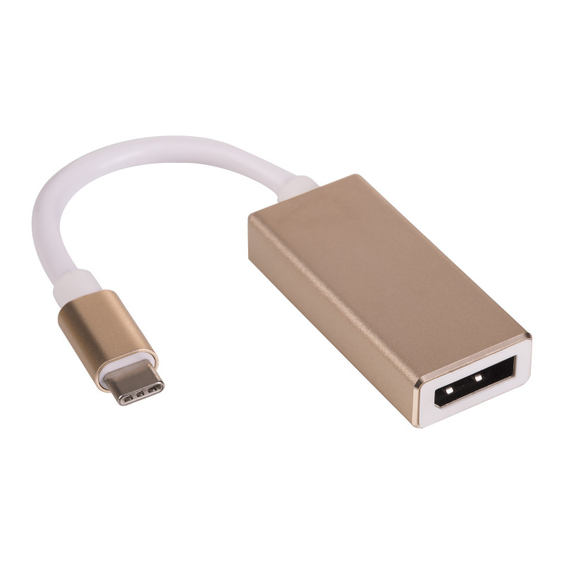 Akyga AK-AD-56 adaptérový kábel USB-C (konektor samec) na DisplayPort, 15 cm